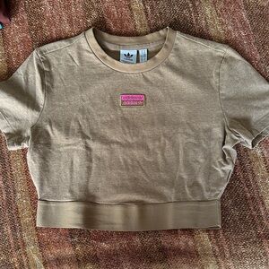 Adidas Tan crop top